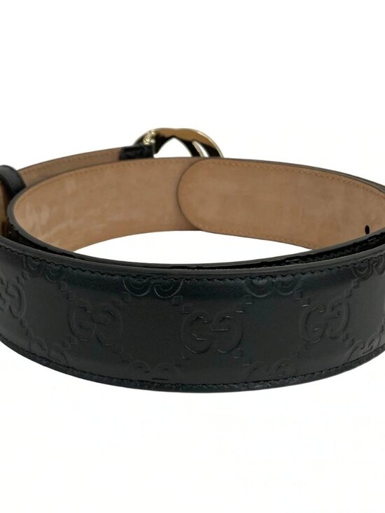 GUCCI - 214351 Black Leather Belt main image 4